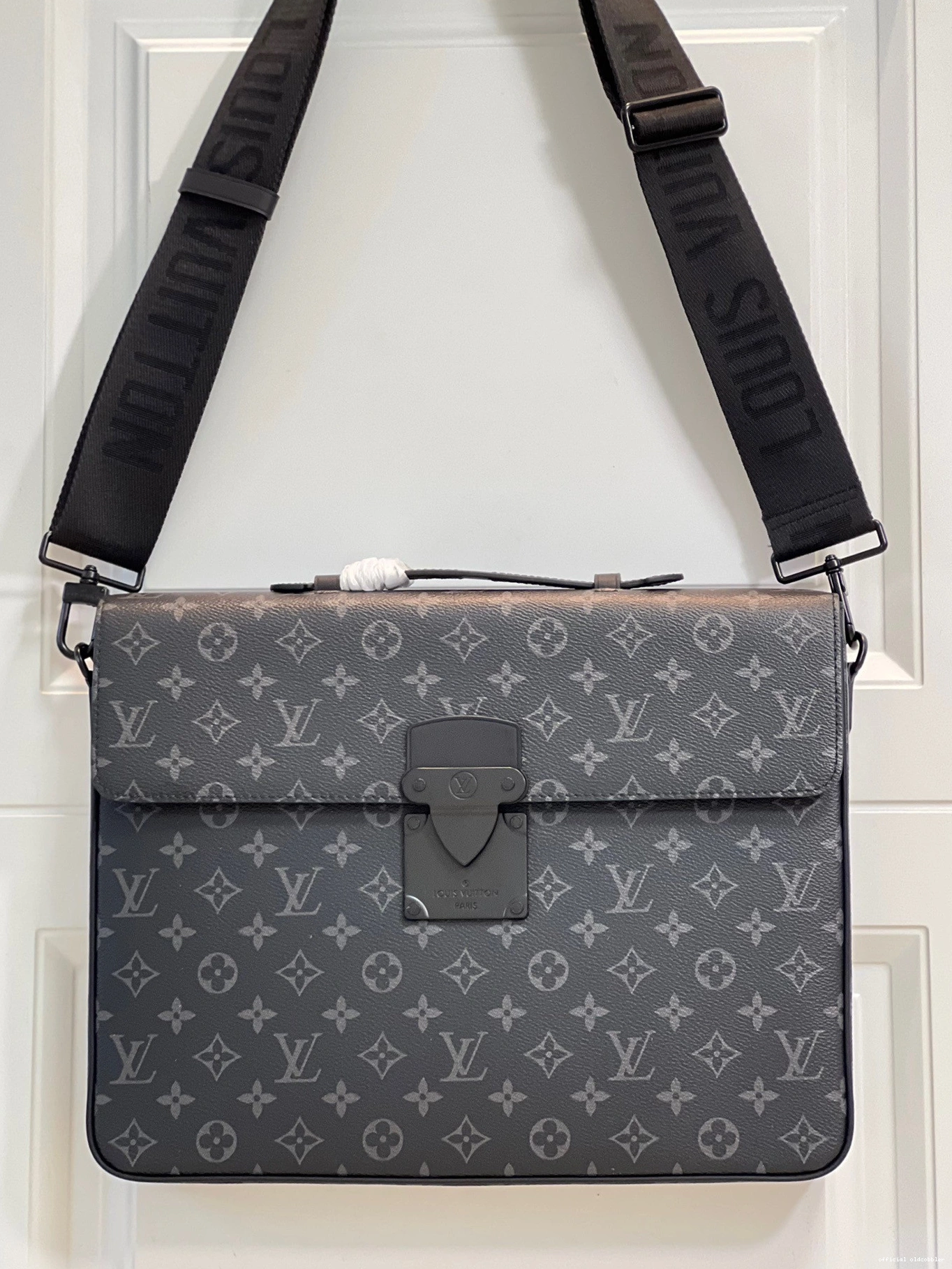 Official oldcobbler LOUIS LOCK BRIEFCASE S VUITTON 0807